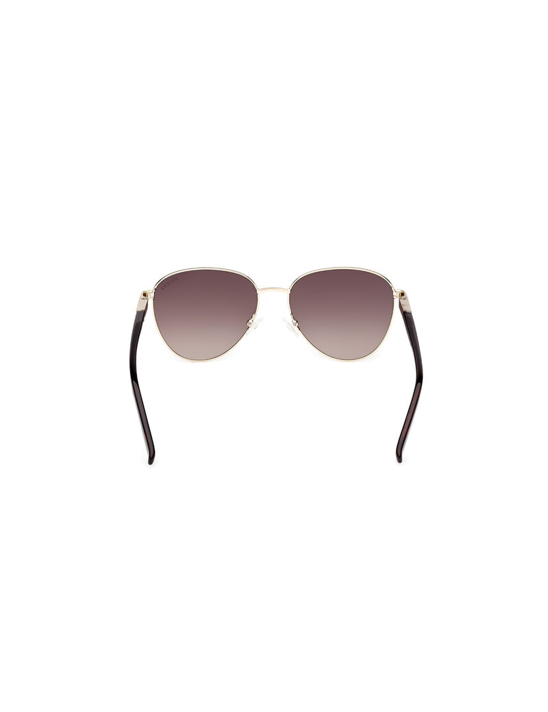 Oval metal sunglasses