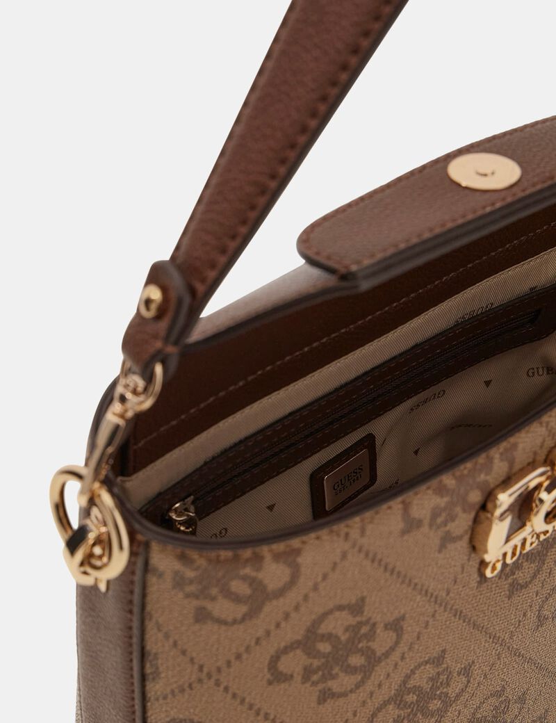 guess karnilla logo bucket bag