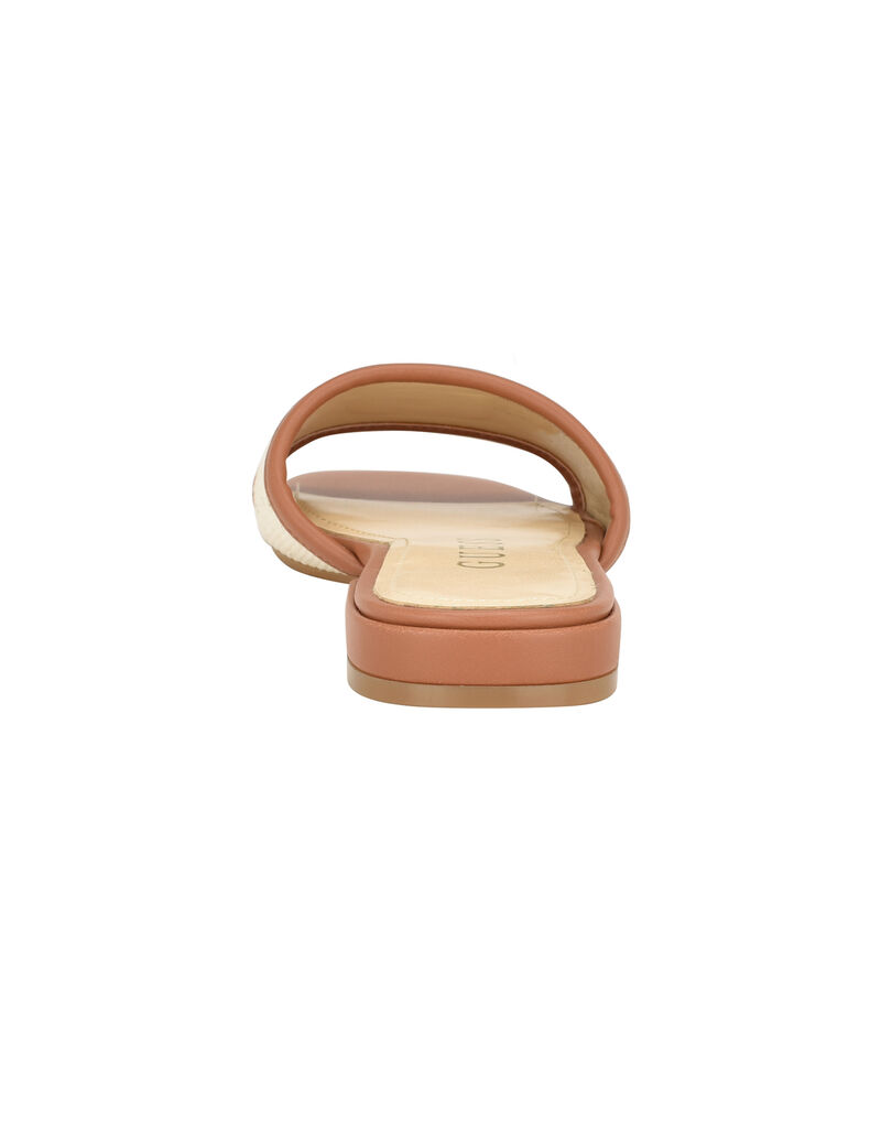 Tampa natural flat sandals