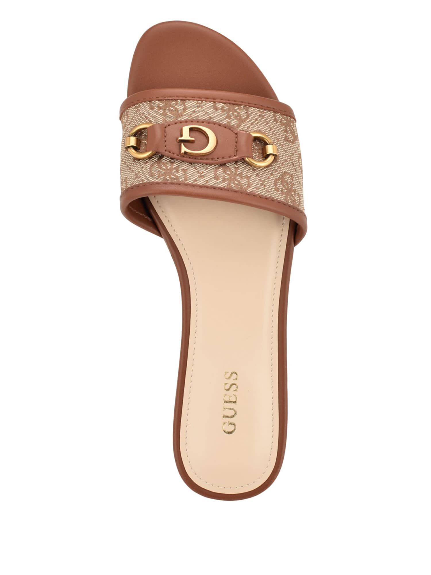 Shop GUESS Online Hammi Logo Slide Sandals