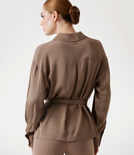 Marciano belted shirt