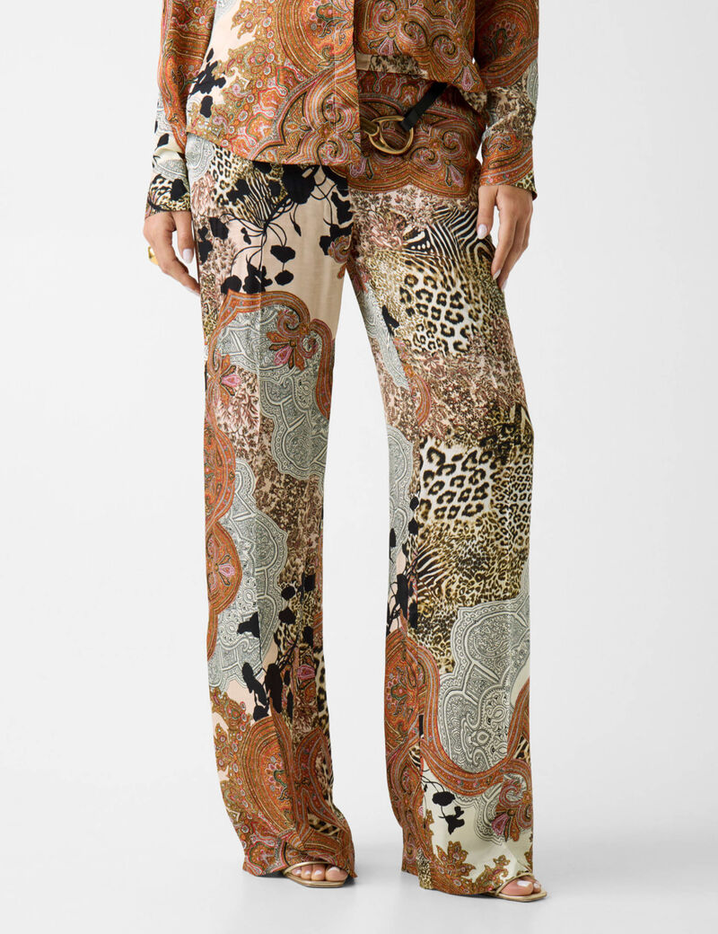 Marciano viscose printed pants