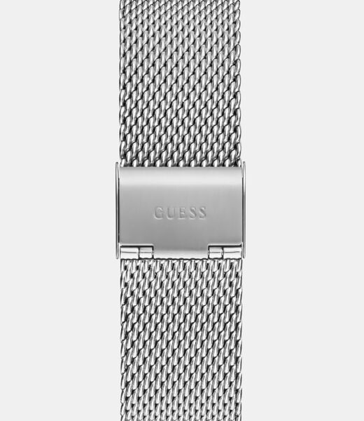 Stainless steel analogue watch