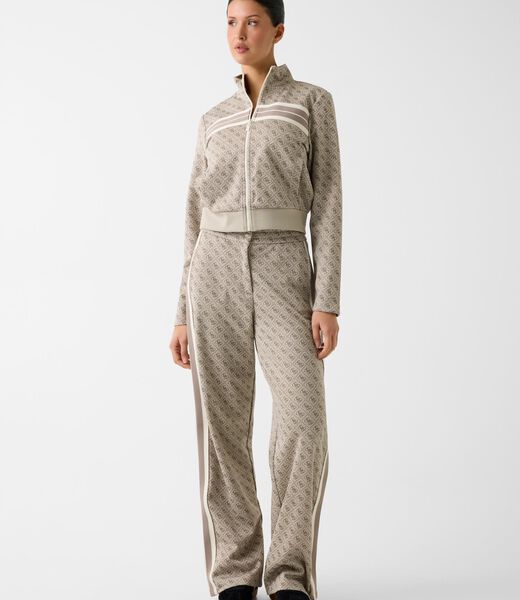 4G JACQUARD STRAIGHT LEG PANTS