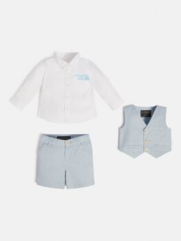 Vest Shirt And Pant Set