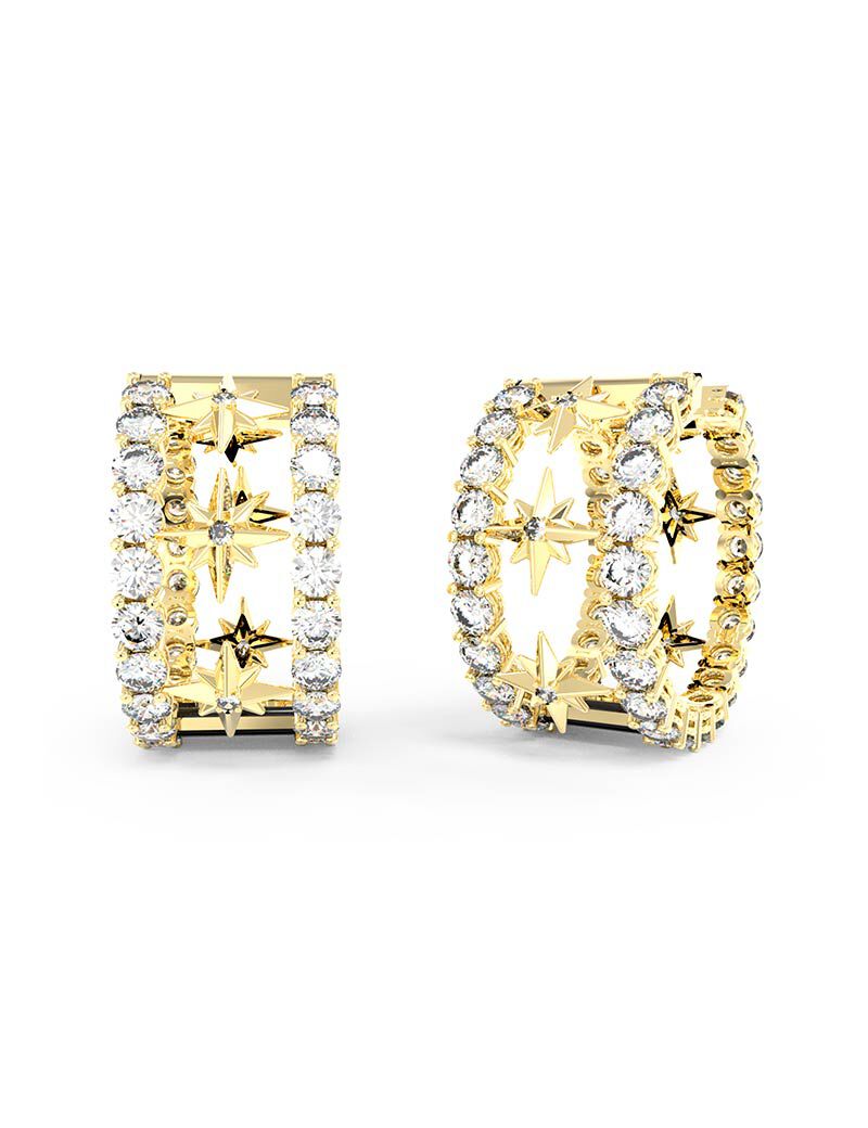 Shop GUESS Online 14mm Stars Hoops