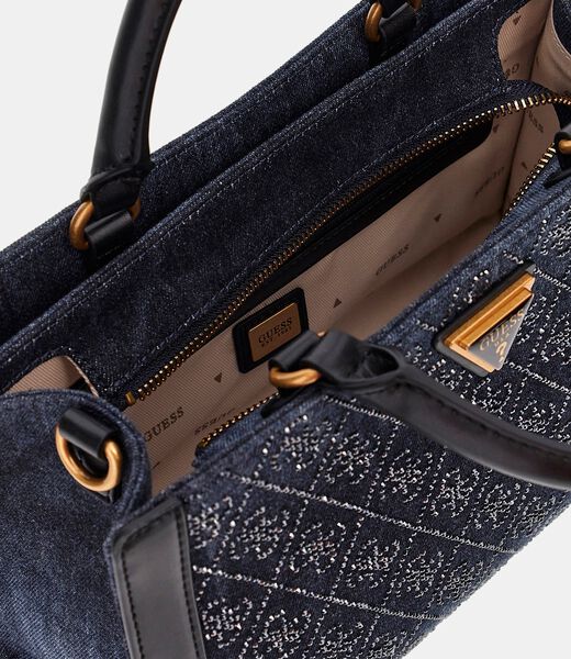 Dili 4G logo rhinestone handbag