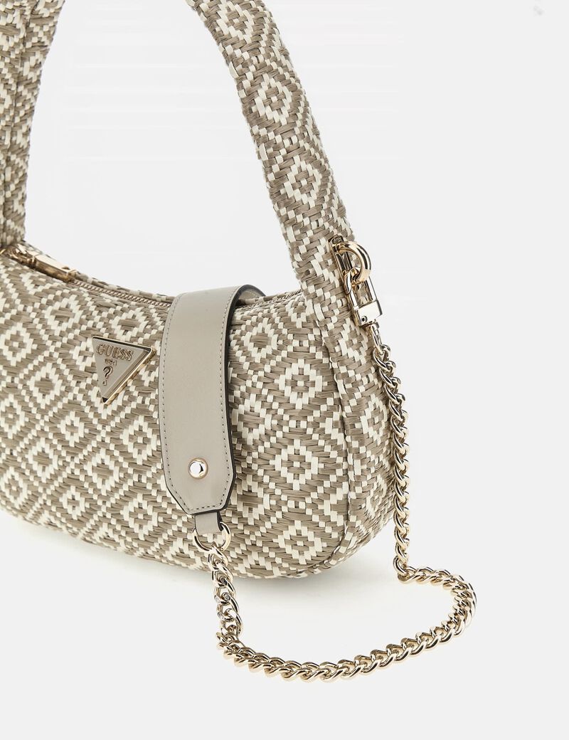 Rianee raffia shoulder bag