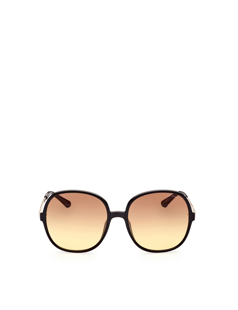 نظارة شمسية بعدسات مربعة كبيرة