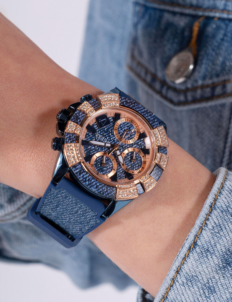 Silver Tone Multi-function Watch