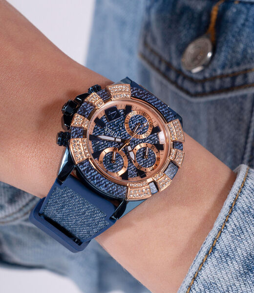 Silver Tone Multi-function Watch