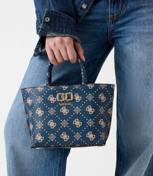 guess emelie logo mini tote bag