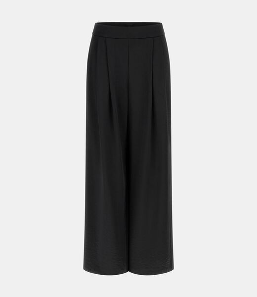 Satin wide leg pant