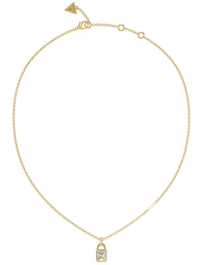 Guess padlock deals necklace