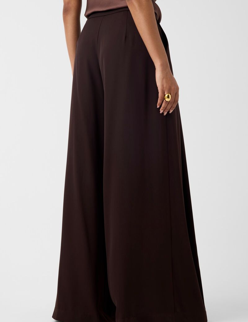 Marciano wide-leg pleated pants