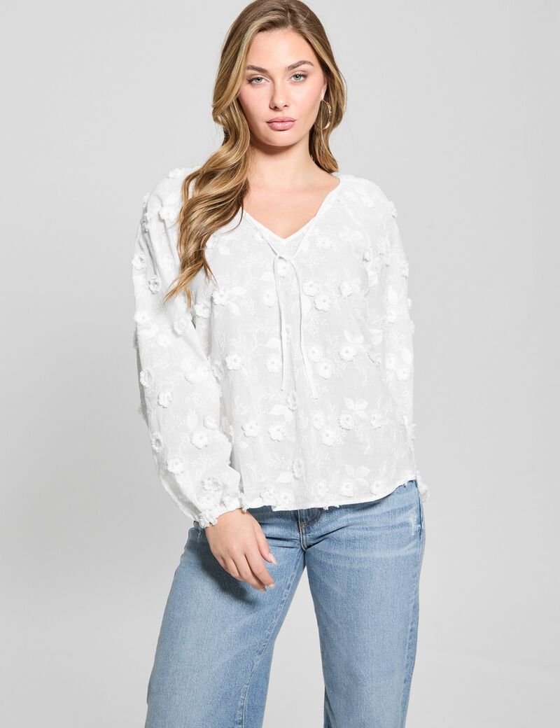 Flowing tunic blouse