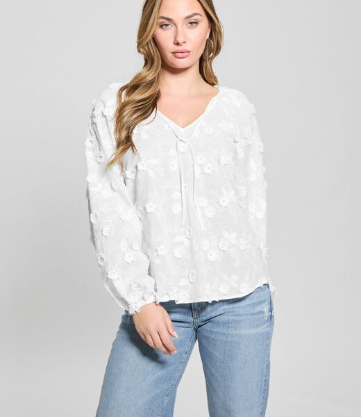 Flowing tunic blouse