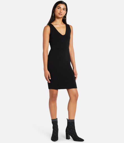 Scuba bodycon mini dress