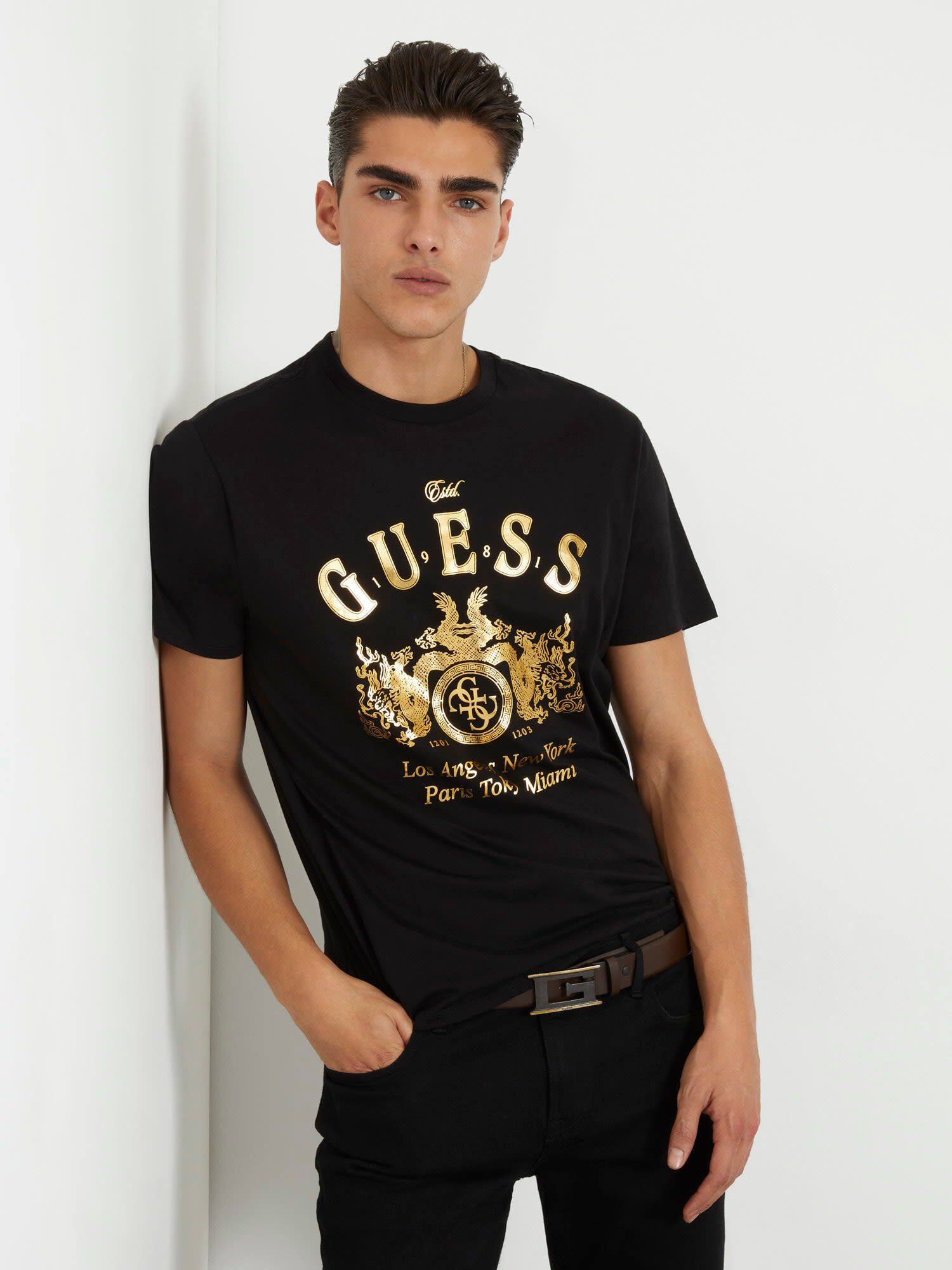 Guess paris t on sale shirt