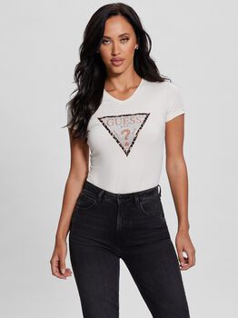 Triangle Logo Stretch T-Shirt