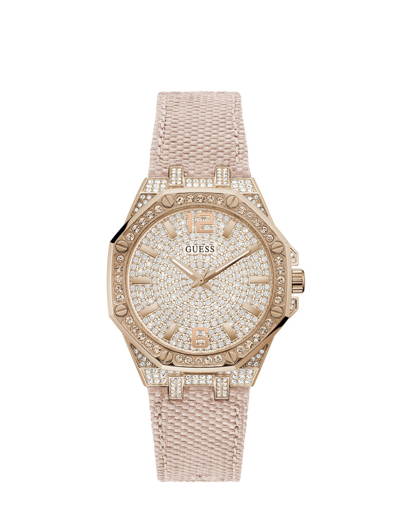 Pink And Rose Gold Analog Watch