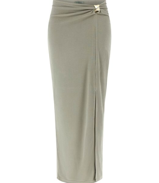 Draped pencil skirt