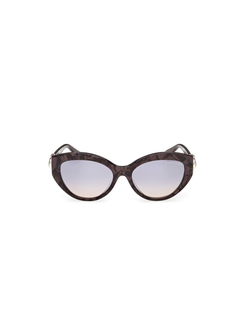 Cat-eye plastic sunglasses