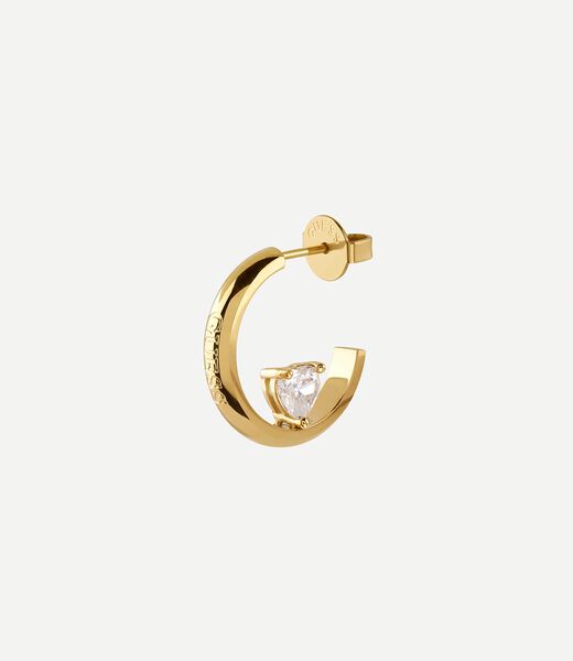 20MM HEART CRYSTAL J HOOP