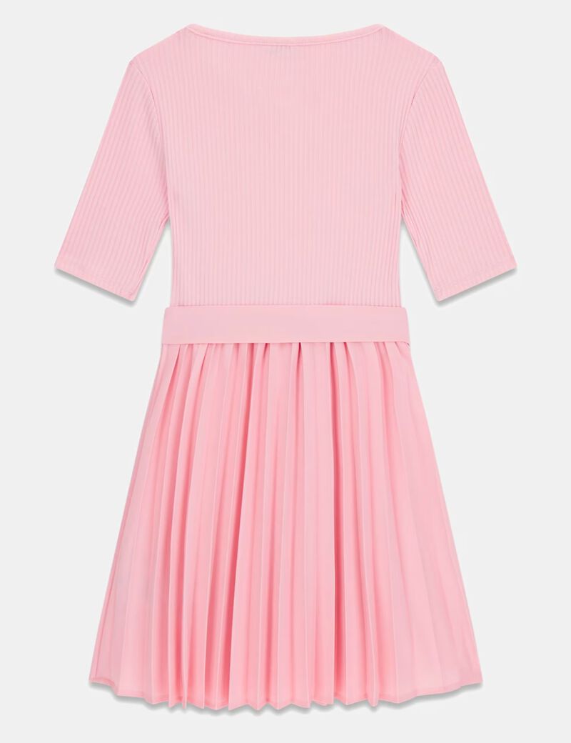 Pleated midi dress