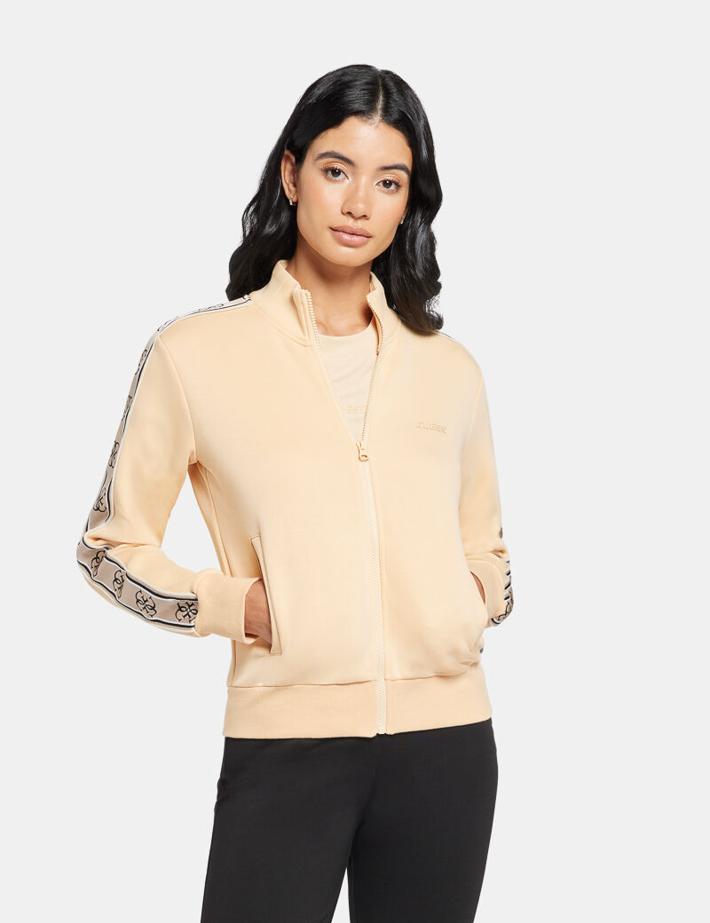 Side logo tape sweatshirt