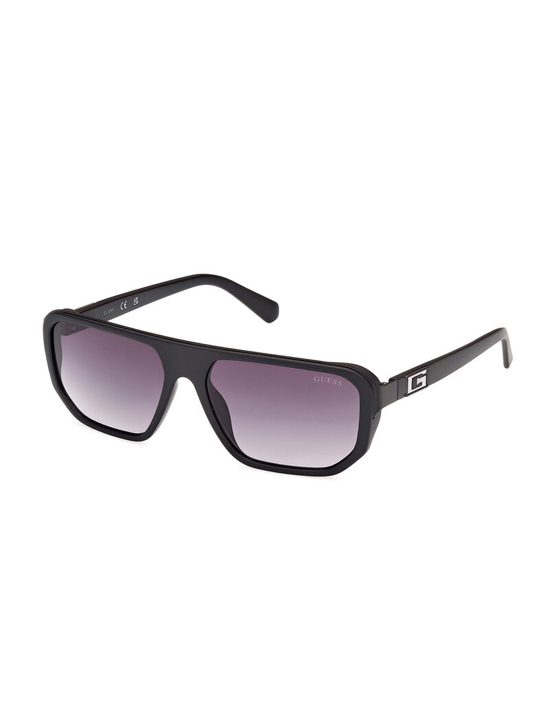 Rectangular Full Rim Sunglasses