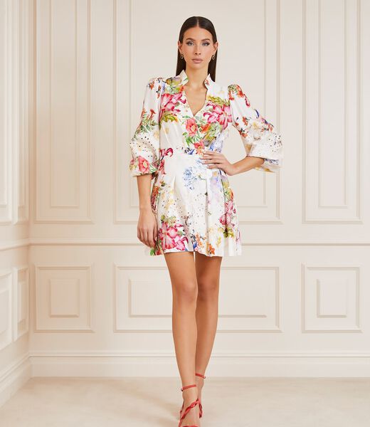 Marciano linen blend dress
