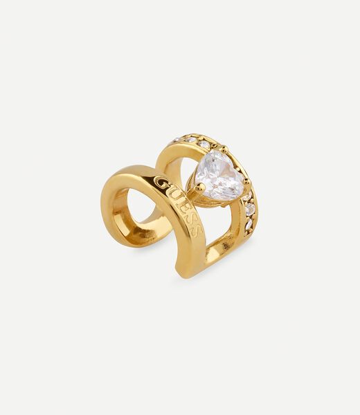 HEART CRYSTAL MONO EARCUFF