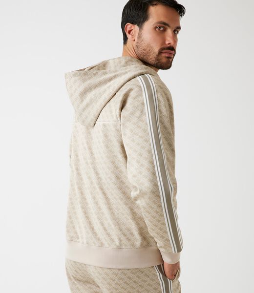 4G logo full-zip sweatshirt