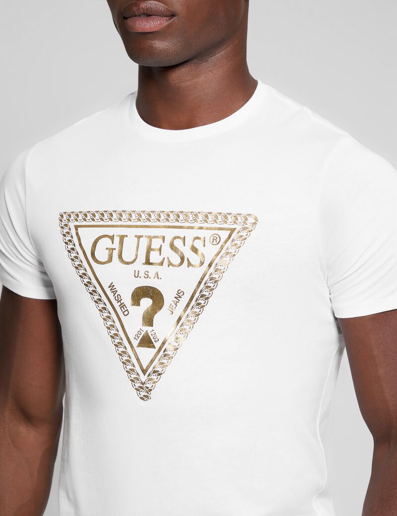 Chain triangle logo t-shirt