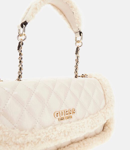 Cristi faux fur mini crossbody bag