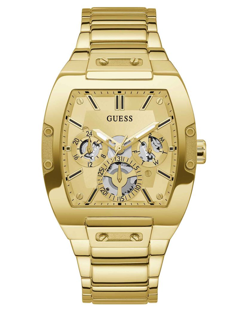 Gold-Tone Multifunction Watch