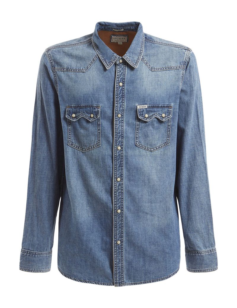 guess denim t shirt