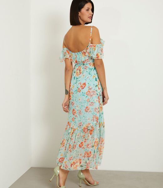 Floral print long dress