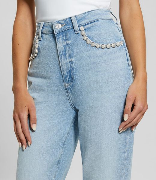 High rise mom denim pant