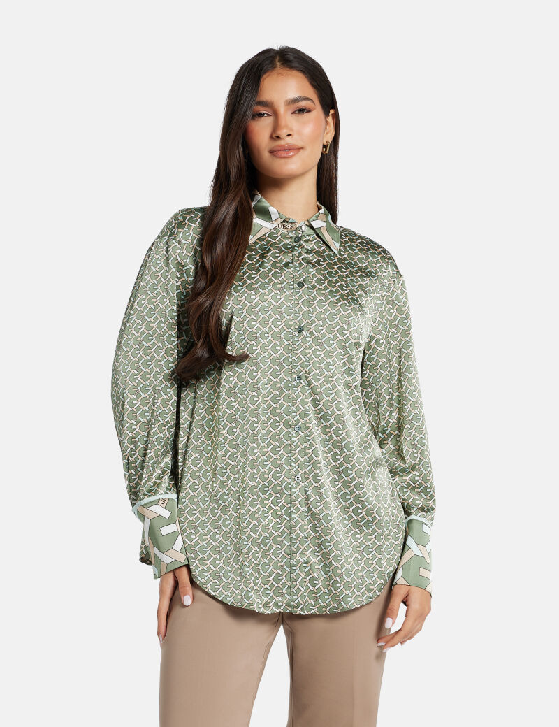 All over logo shirt