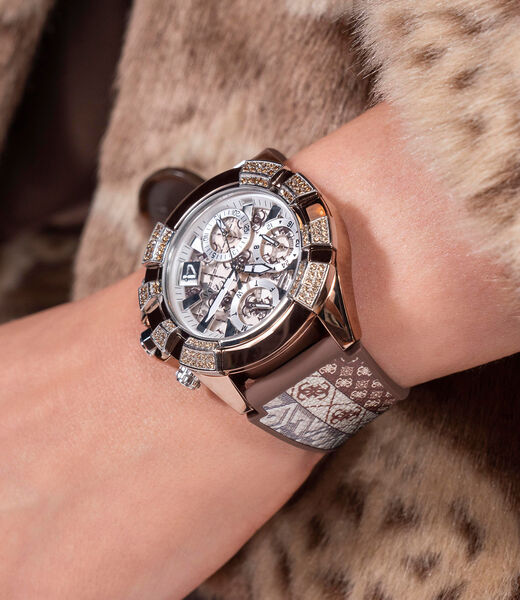 40th Anniversary Special Edition Brown Coffee Multi-function Watch