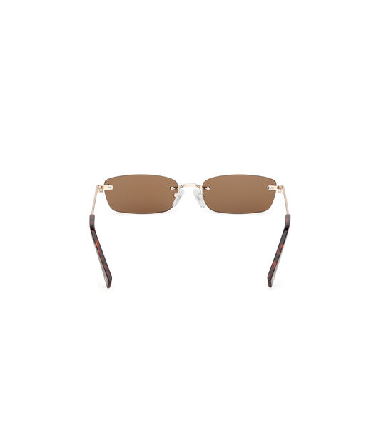 Rectangle metal sunglasses