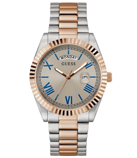 Mens 2-Tone Day/Date Watch