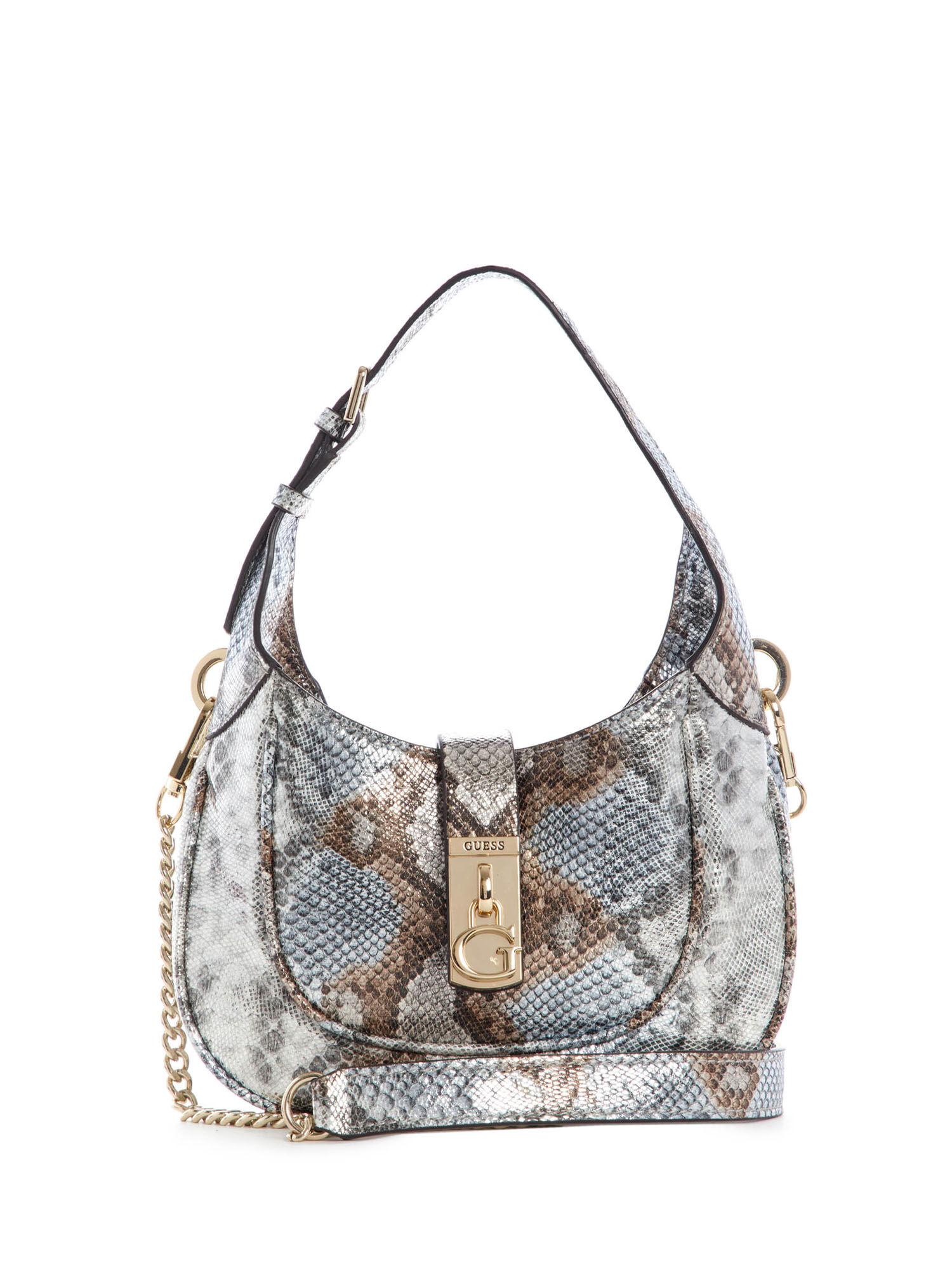 Shop GUESS Python Shoulder Bag, Multi | GUESS KSA