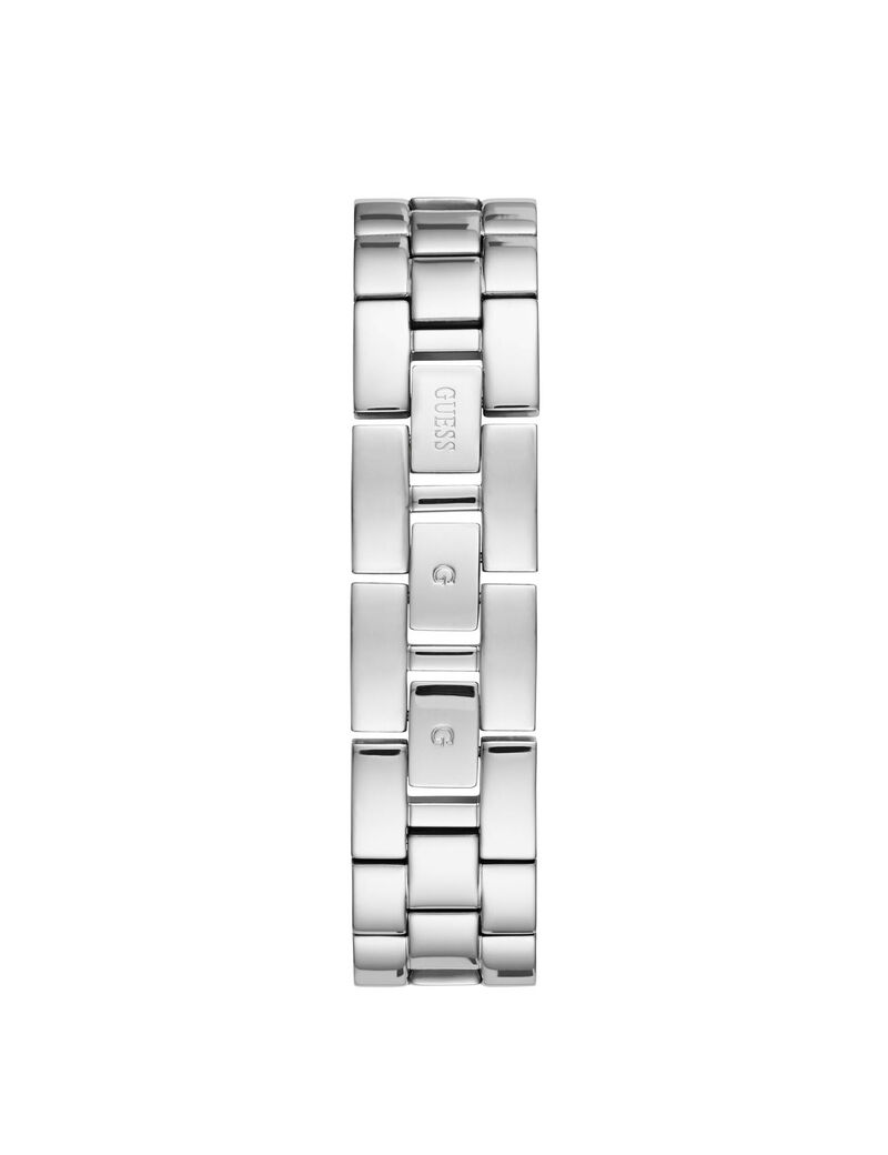 Silver Crystal Watch