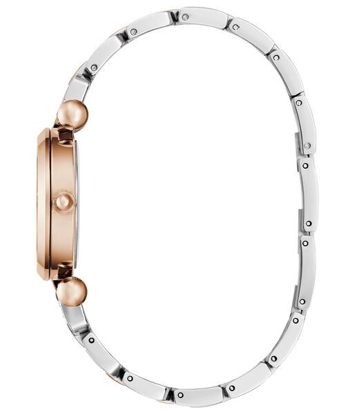 Ladies 2-Tone Rose Gold Tone Analog Watch