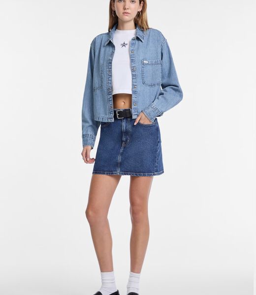 قميص جينز قصير