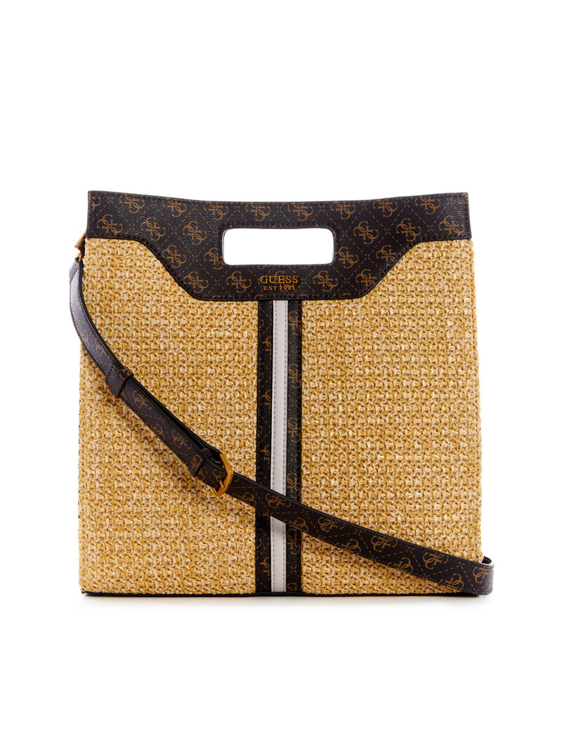 Kasinta Raffia Cutout Tote