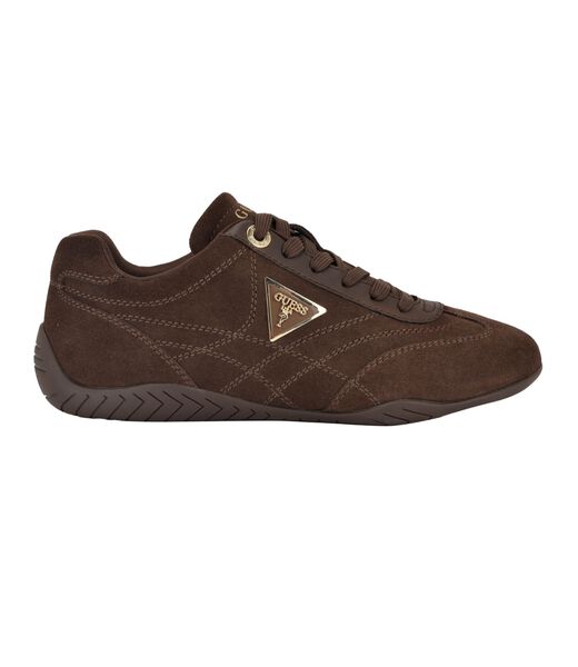 Gabiey low profile suede lace-up sneakers